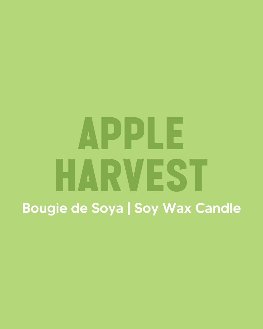 Apple Harvest Soy Candle