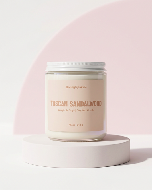Tuscan Sandalwood Soy Candle