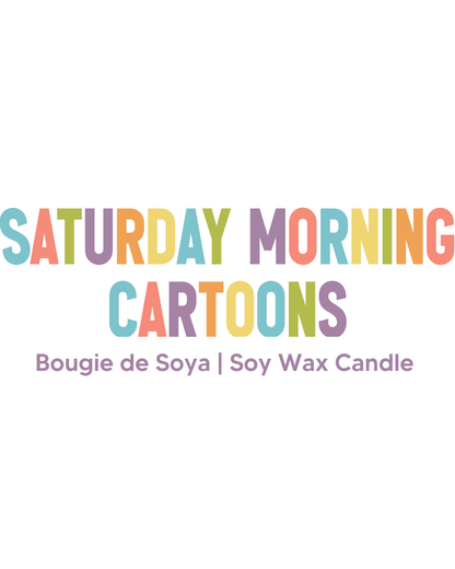 Bougie de soya - Saturday Morning Cartoons