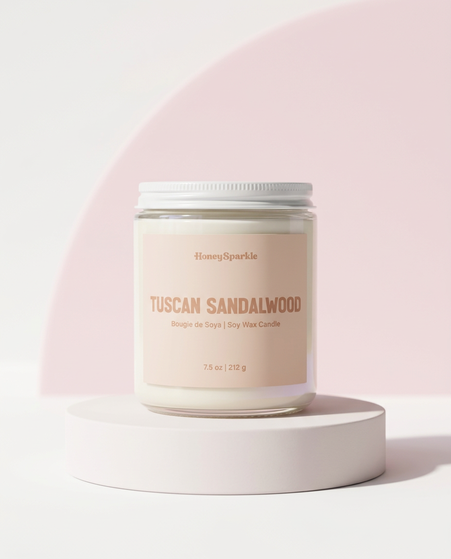 Tuscan Sandalwood Soy Candle